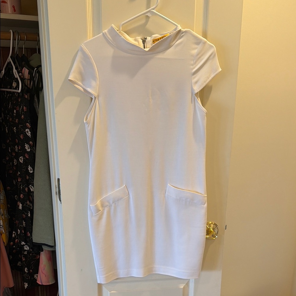 Alice + Olivia White Mini Dress